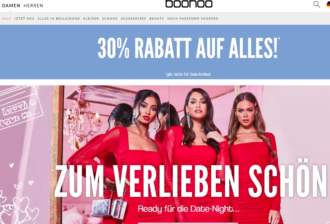 купить Boohoo в Германии